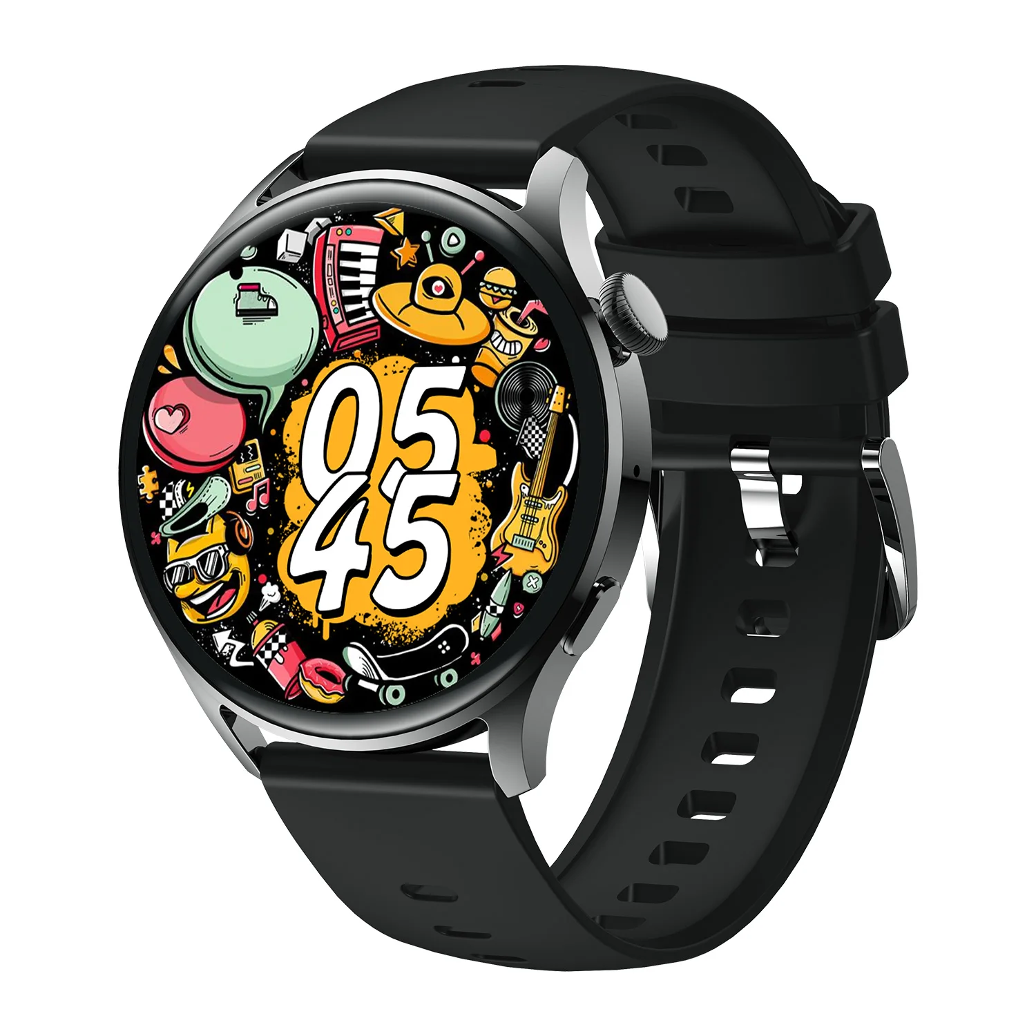 2021 New Product watch 3 Smartwatch BT Call rotatable button Relojs Inteligent Heart Rate Wear 3pro Smart Watch S88 Round Watch