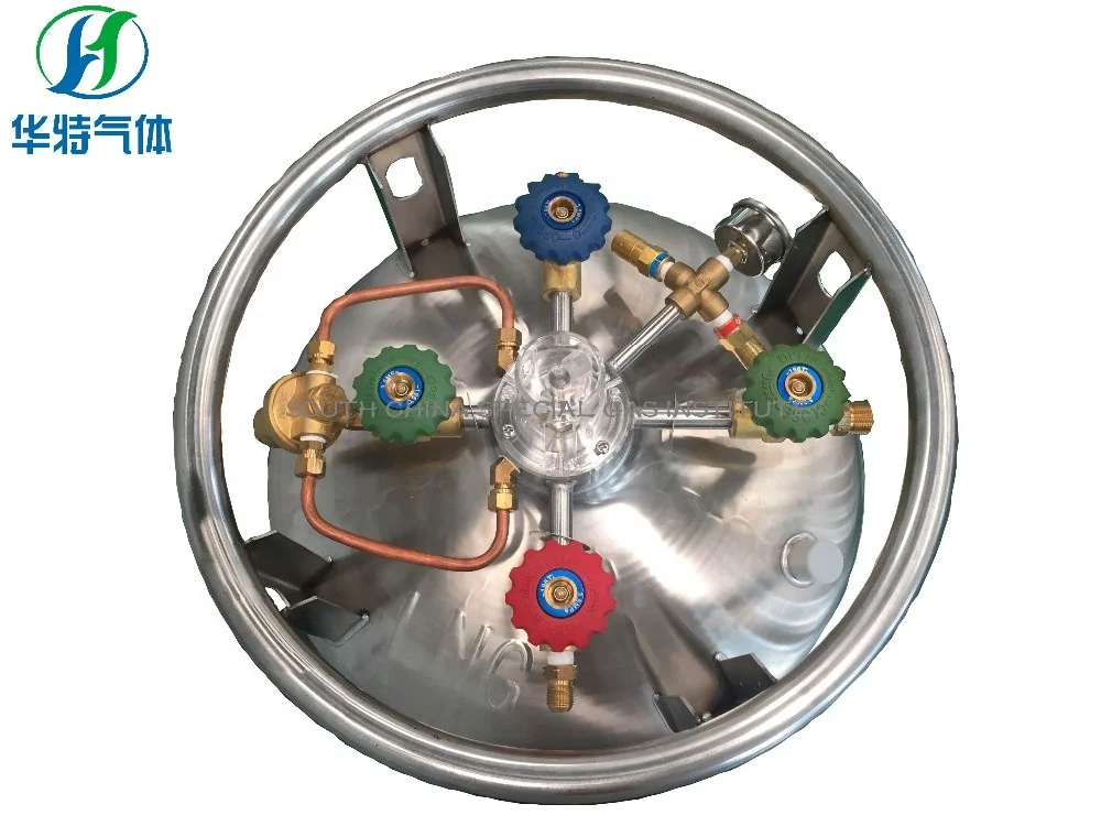 Hot-seller cryogenic tank Stainless Steel 175/195/210 Dewar Gas Tank For Liquid CO2 O2 N2 Argon LNG