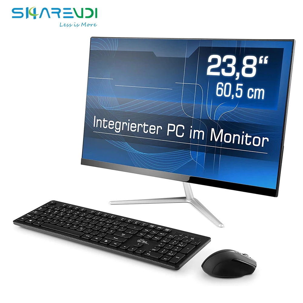 High Quality 21.5 inch i3 i5 N2940 Network Wifi Lcd All In One Pc Desktop Computer