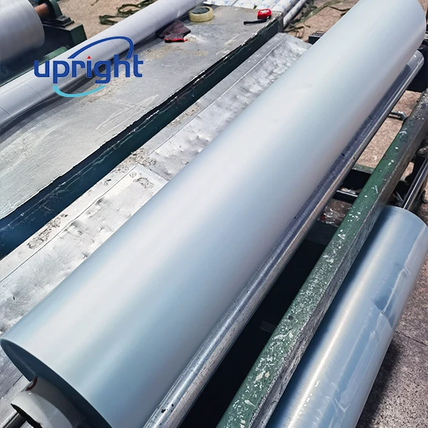 Upright transparent translucent frosted pvc plastic sheet for making leg bag and urine bag