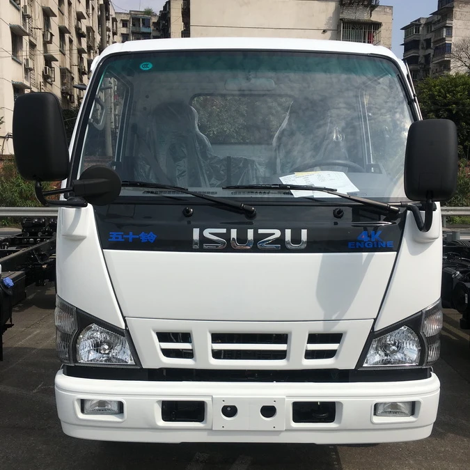 Isuzu elf  4KH engine double cab six wheeler truck