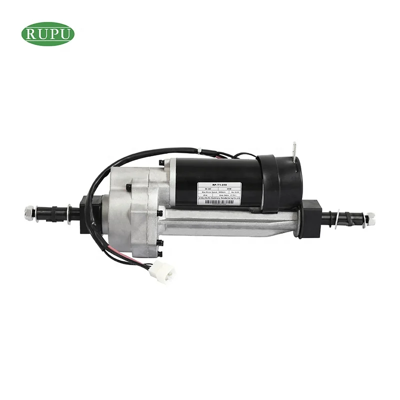 350W 200W Dc Gear Motor 200Rpm 12V 24V Double Shaft 300W Dc Worm Gearbox Motor