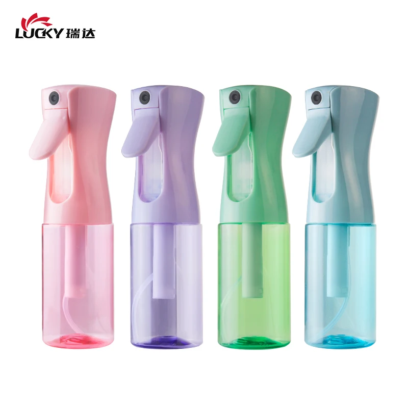 200ml colorful Hair Salon Continuous Fine mist Spray Bottle Personal care plastic empty bottle