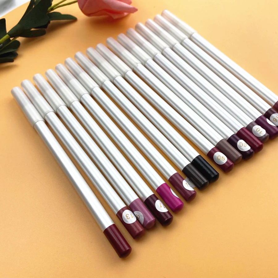 
16 color New Product OEM Custom Cosmetic Lip Liner Waterproof private label matte lip lipliner pencil 