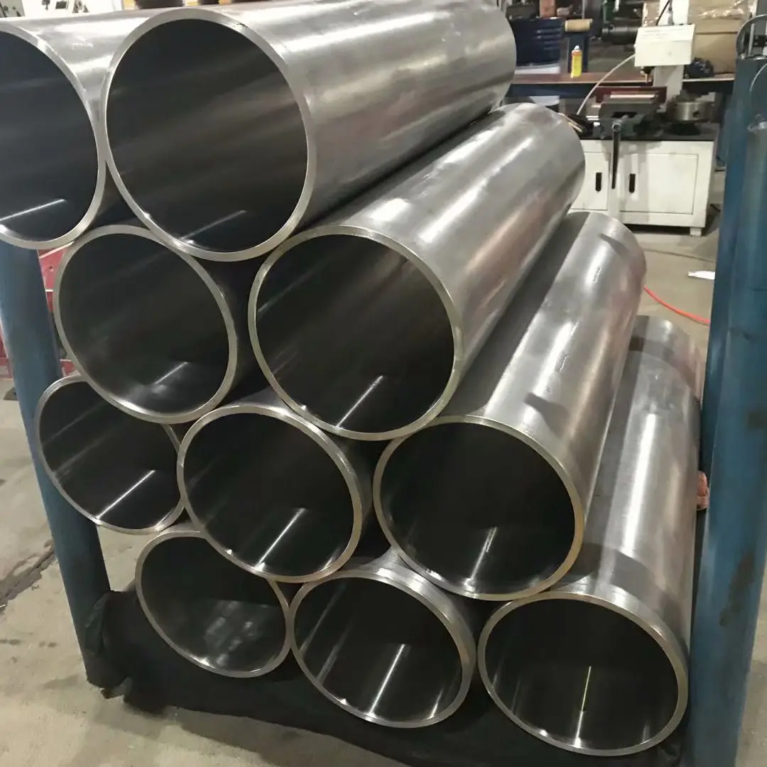 Skived roller burnished SRB honed tubing ST52 H8 Seamless honed tubes for Crane