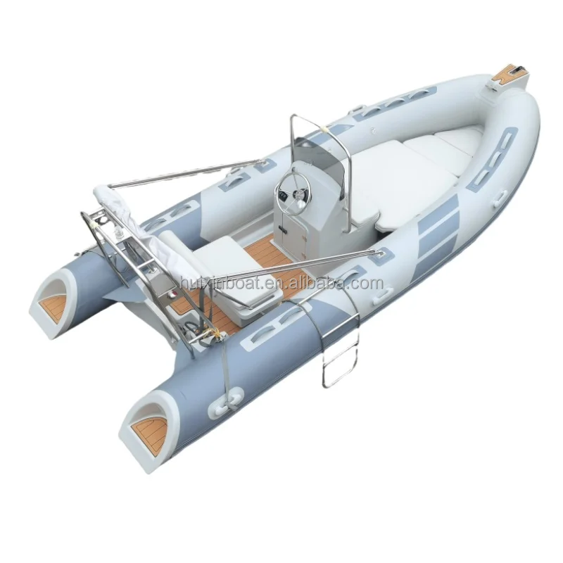 hot sale New  design 16ftHypalon fabric / PVC 480 cm inflatable rib boat with console for 8 person