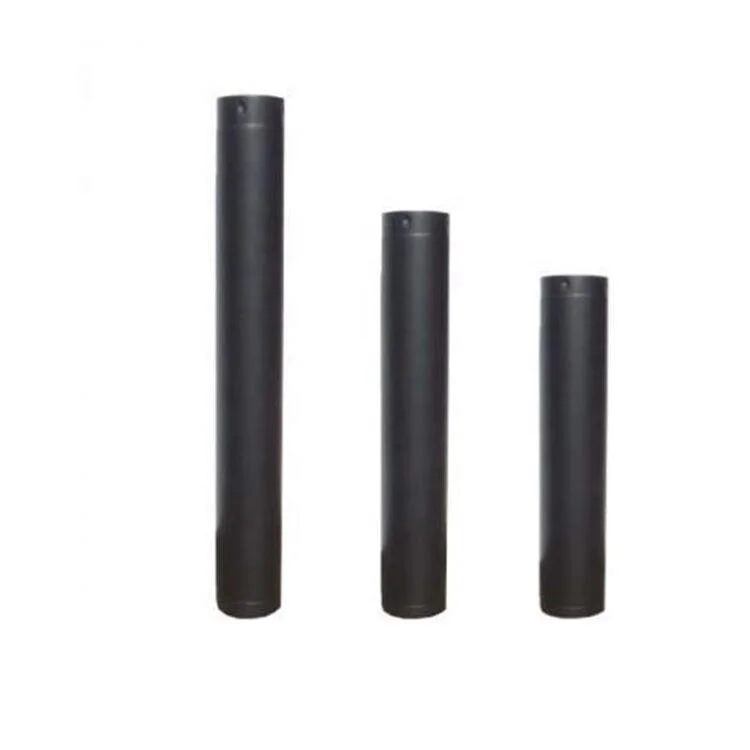 one set carbon steel wood stove chimney for fireplace wood stove