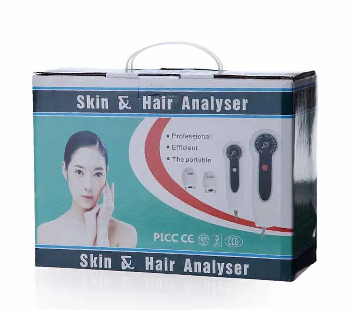 Hot Selling With A Case Boxy Portable Analyzer For Skin And Hair Test And Camera Skin Scanner Scope