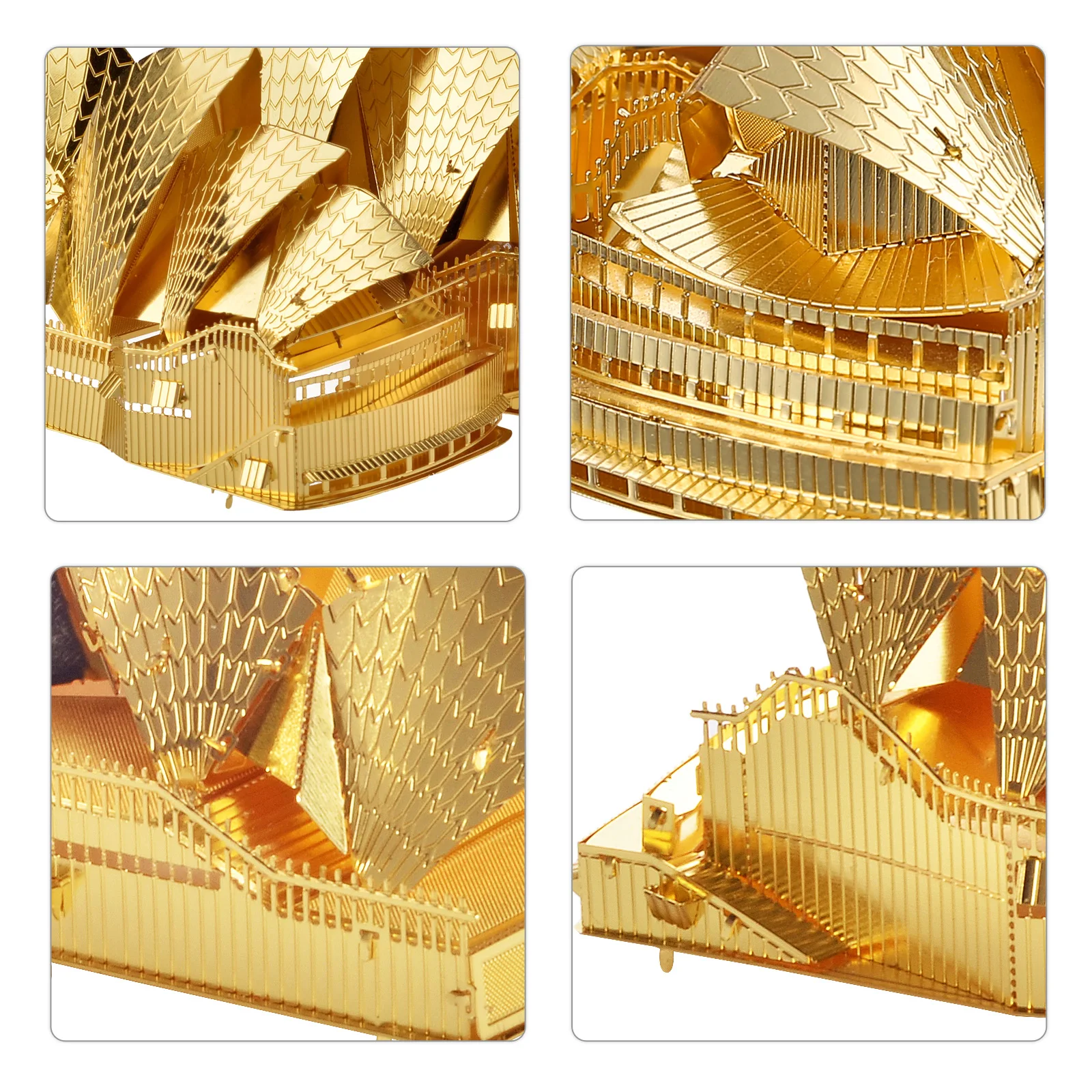 Piececool Assembly Model DIY Jigsaw Puzzle Building Sydney Opera House Education Australia Famous Building Model Kits For adult