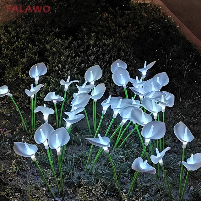 FALAWO ip68 led calla lily bulbs decoration light for garden lighting