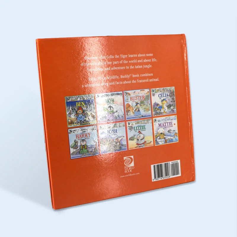 OEM baby tiger Hardcover picture book recognize animals books