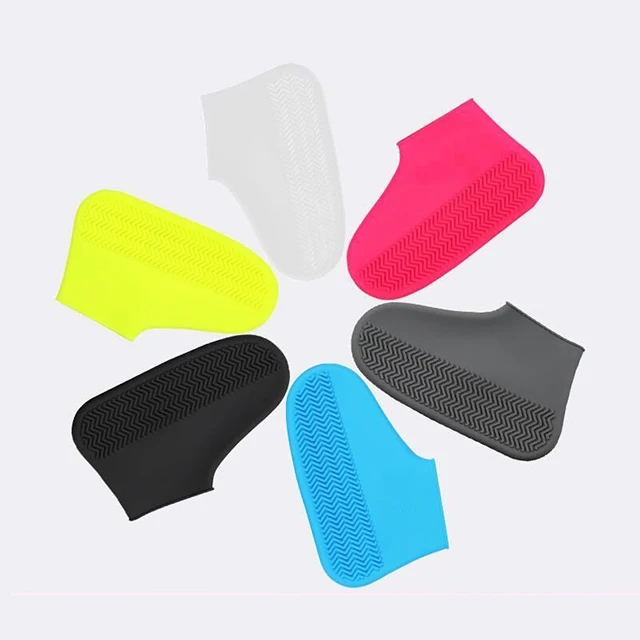 Reusable Unisex Rain Boots Waterproof Shoe Cover Silicone Shoes Protectors Rain Boots for Indoor Outdoor Rainy Days