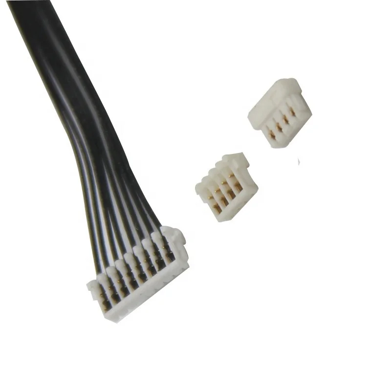 Custom 8pin JST SUR connector 0.8mm pitch housing wire harness