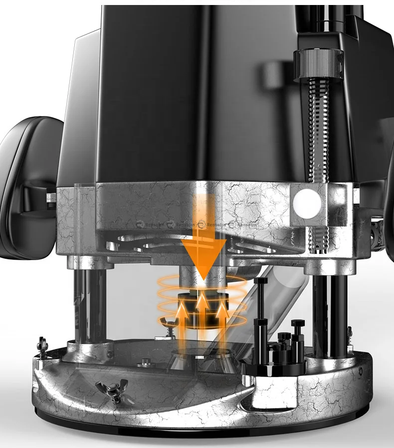 Электрический фрезерный деревообрабатывающий гравировальный станок Высокая мощность обрезной станок электрические Деревообрабатывающие инструменты