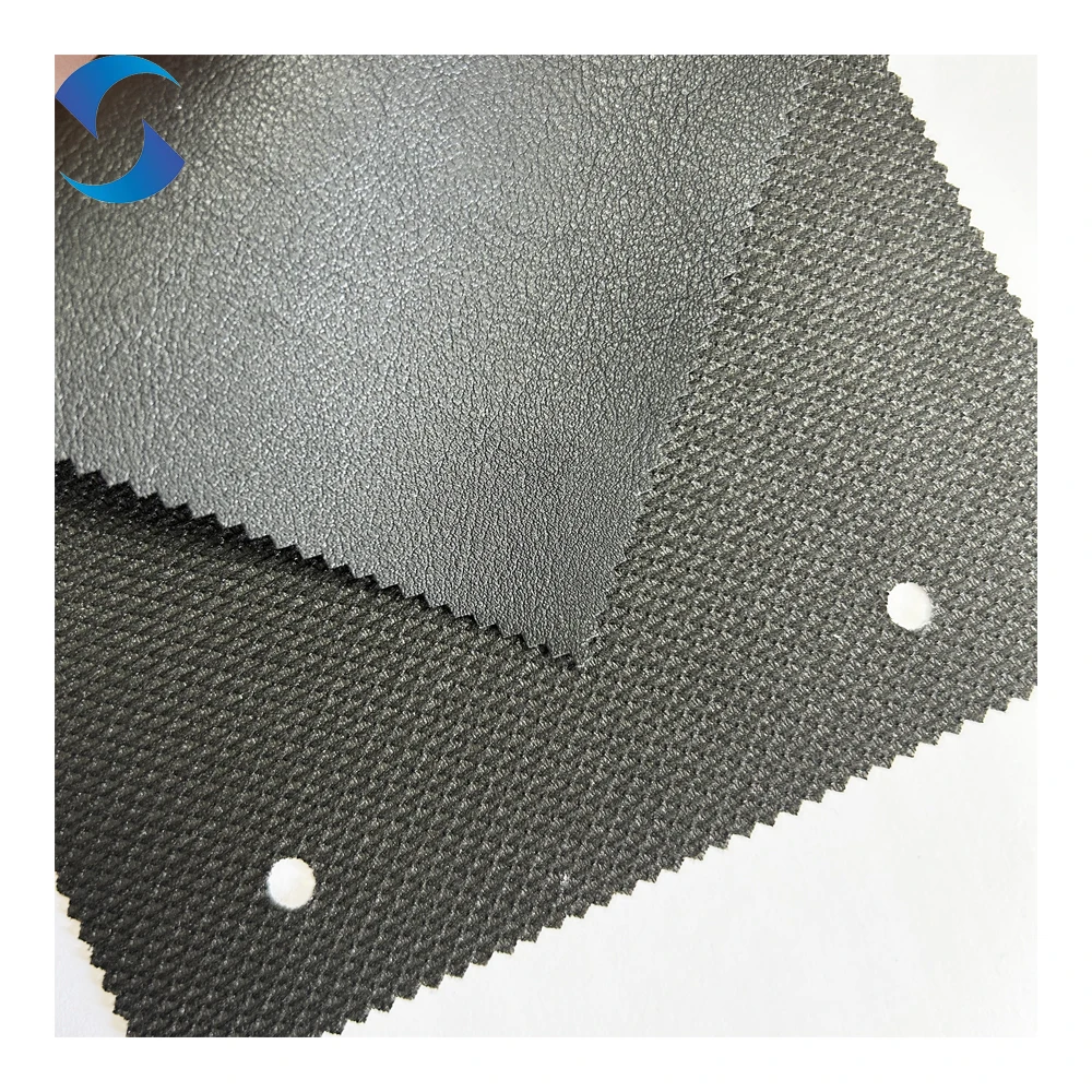 artificial leather sofa fabric for automotive ripstop PVC leather fabric for sofa elastic dimensional embossed fabric