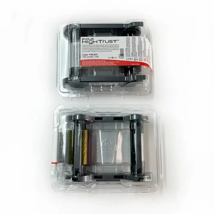 Original printer ribbon Evolis color ribbon R5F008S141 for  Evolis Zenius/Primacy Card printer (300 Prints)