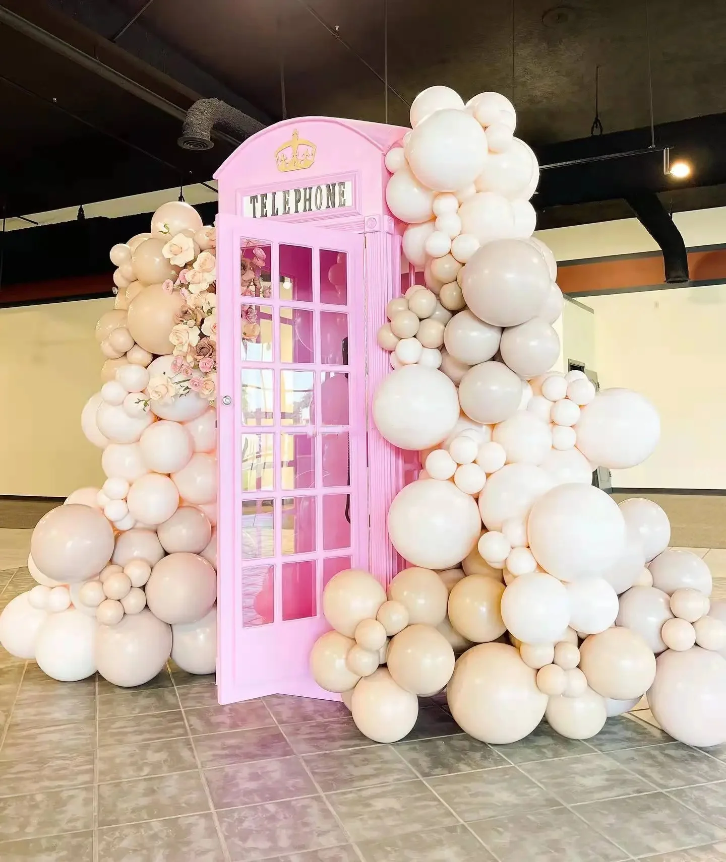 Pink Phone Booth London Retro Phone Booth Handmade Craft Pink Telephone Booth For Wedding Decor Bar Decor