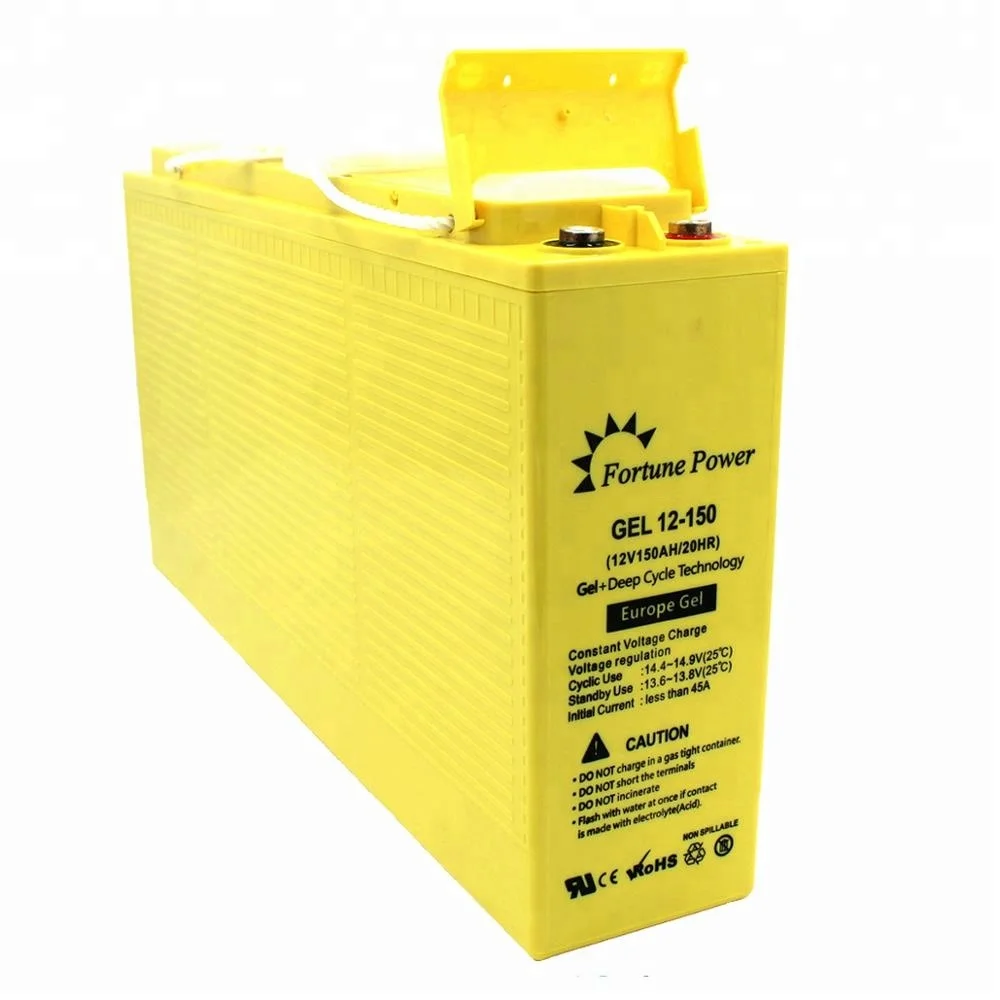 Fortune Power Front Access 12V 150Ah гелевая батарея для солнечной системы UPS