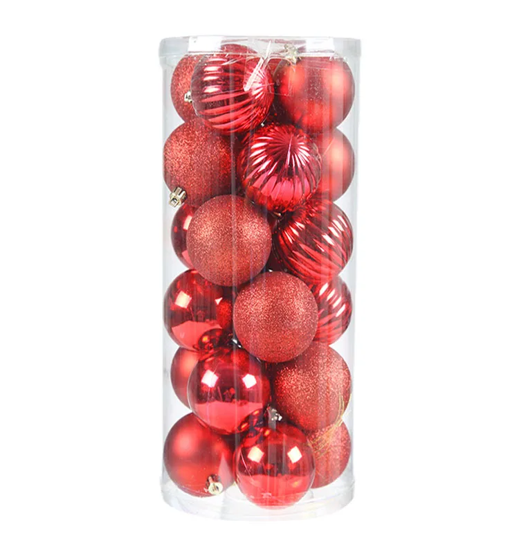 8cm christmas tree plastic ball christmas ball giant christmas tree ball
