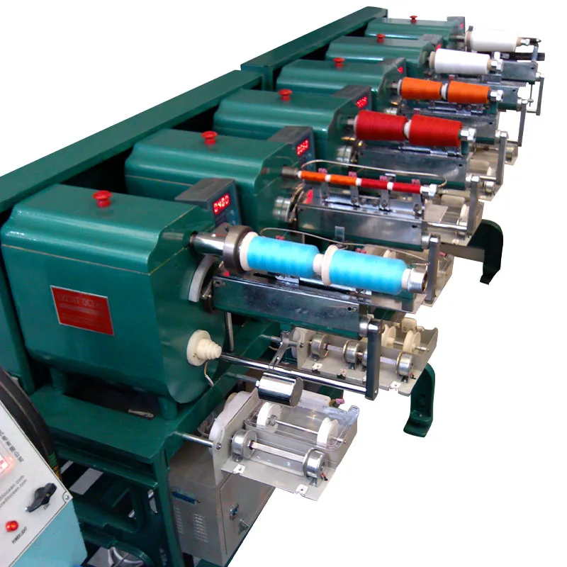 CREDIT OCEAN Industrial Yarn Winding Machine Poy Package Quick Roll Up Electric Winding System Cone Yarn Rewinder