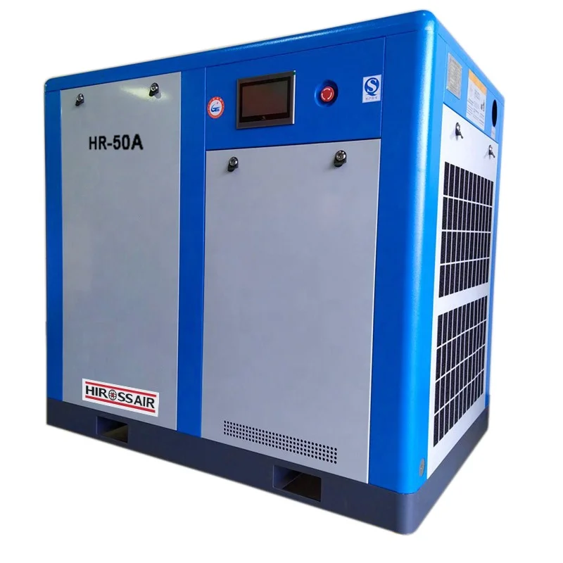The factory price Screw Air Compressor Industrial 15-75kw 7-10bar High Efficiency Energy Saving Screw Compressor