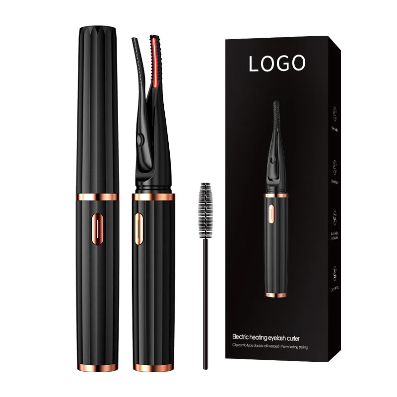 2022 миниатюрный Электрический аппликатор для завивки ресниц с подогревом Макияж для ресниц аппликатор для завивки ресниц с подогревом