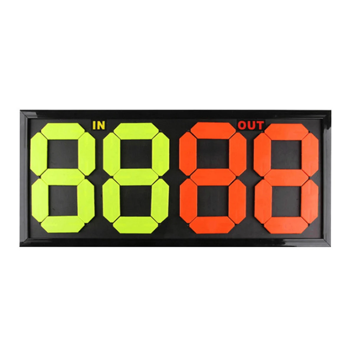 Football Soccer Substitution Board Double Side Display Manual Football Player Change Board 4 Digital Football Scoreboard