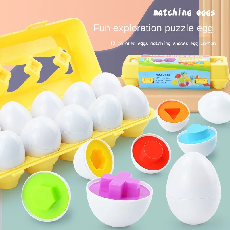 Shape Matching Montessori Early Childhood Education Baby Color 1 One 2 Age-old Cognitive Recognition Classification Toy