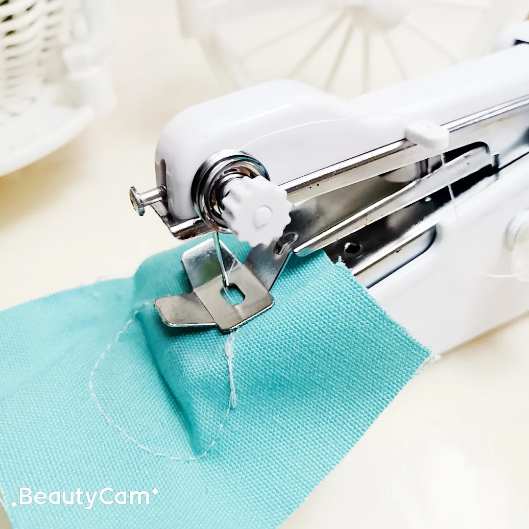 Factory sale mini sewing machine easy stitch handy stitch sewing machine portable and cordless handy stitch needles for home use