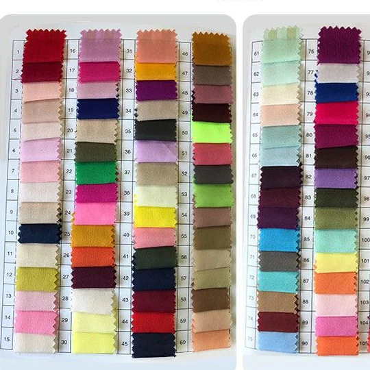 Wholesale price double crepe crepe huayao crepe chiffon fabric polyester double crepe stretch lining Hanfu lining cloth