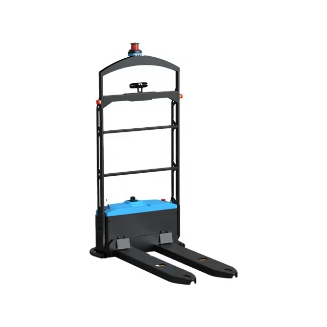 2021 laser SLAM ground automatic forklift trucks, small shape and strong load capacity mini automatic forklift