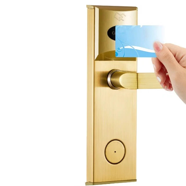2020 RFID hotel key card lock door electronic keyless door lock entry system with free management software