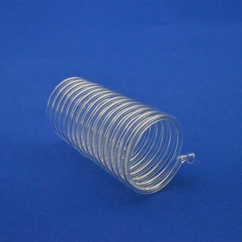 HF Factory Wholesale Customized Sprial Quartz Tubes
