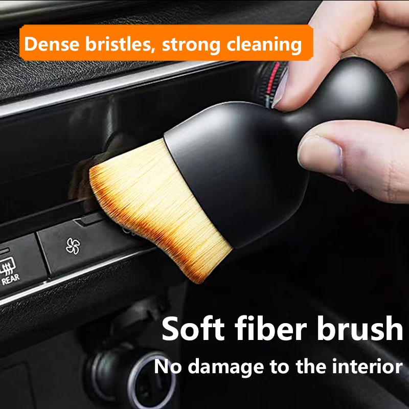 Automobile interior cleaning tool air-conditioning outlet cleaning brush automobile brush automobile crack dust removal brush