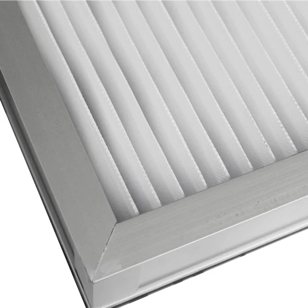 Customized primary furnace hvac aluminium cardboard filter merv 13 frame panel pleated air pre filter activated carbon filter