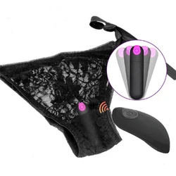 Дропшиппинг в наличии беспроводной пульт дистанционного управления носимые черные вибрирующие трусики клитора Вибратор Сексуальные взрослые секс-игрушки для женщин
