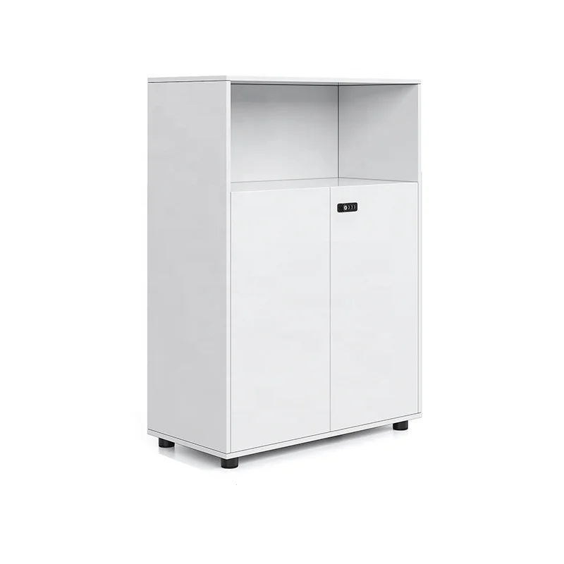 Jieao W8 офисный фоновый шкаф деревянный полый для документов книжный