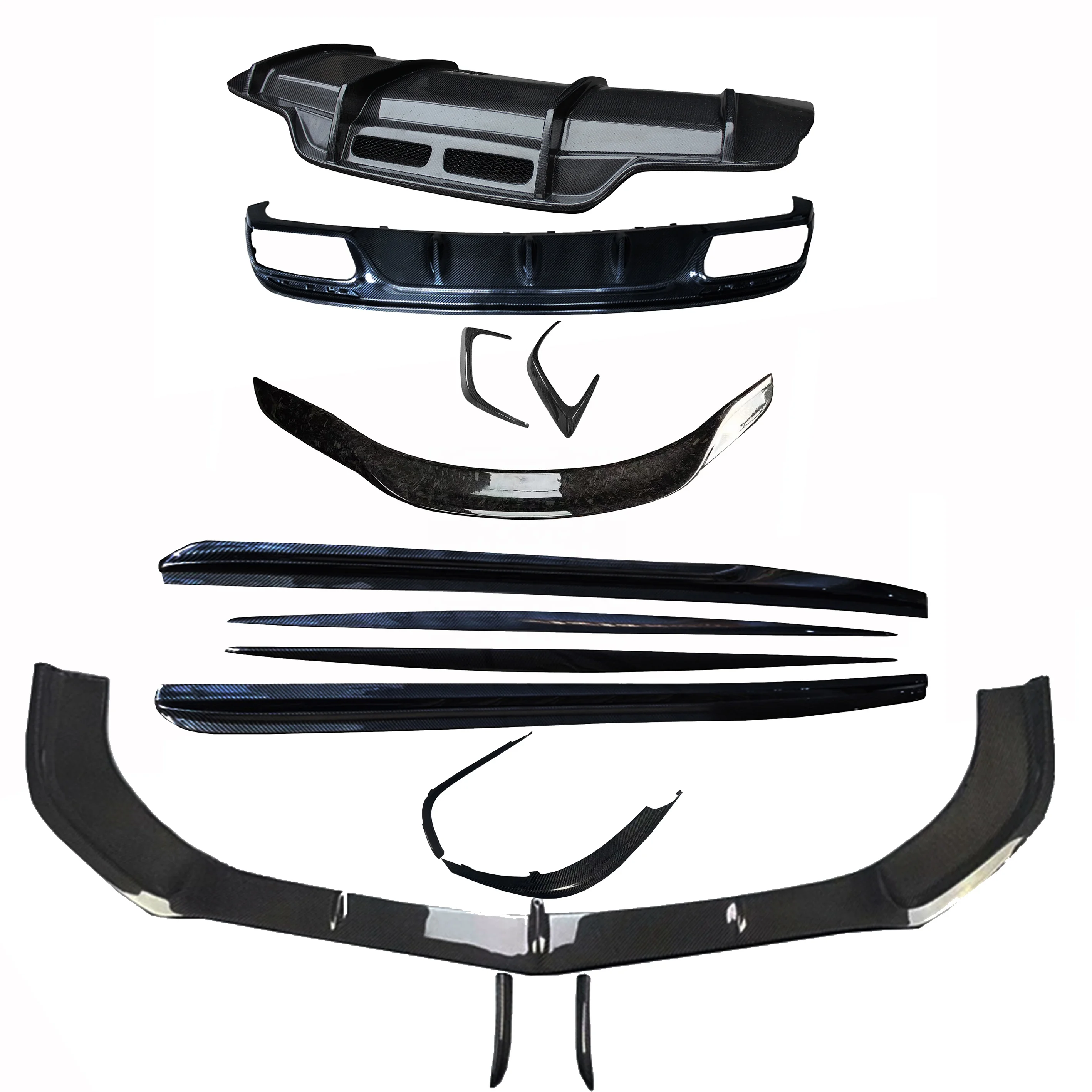 Z-ART 2014-2018 C217 S63 Coupe Carbon Fiber Body Kit For S65 Coupe AMG Carbon Fiber Tuning Body Kit For Benz C217 Car Aerokit