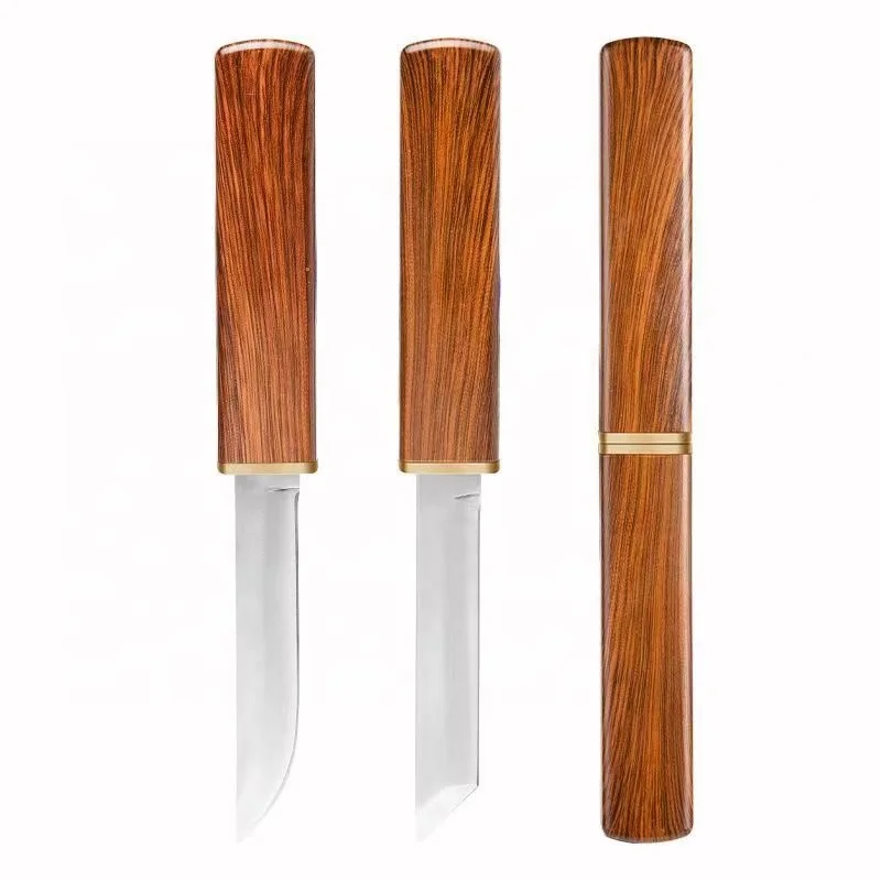 Hot Sell Double Knives  multifunctional fruit knife  stainless steel Camping Knife