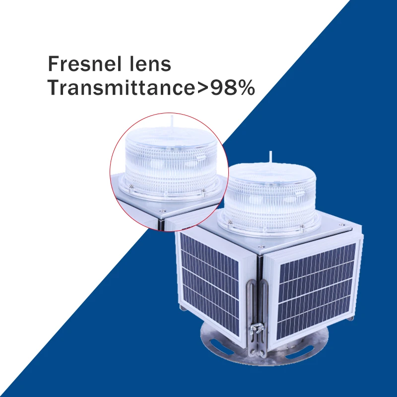 Solar powered motion lights flashing solar lights aviation obstruction light