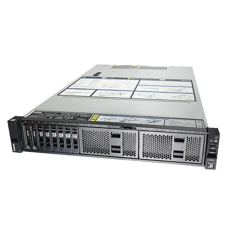 Оригинальный ThinkSystem SR650 SR650 V2 SR650 V3 Стоечный сервер До 14 отсеков 3,5 или до 24 отсеков 2,5 с возможностью горячей