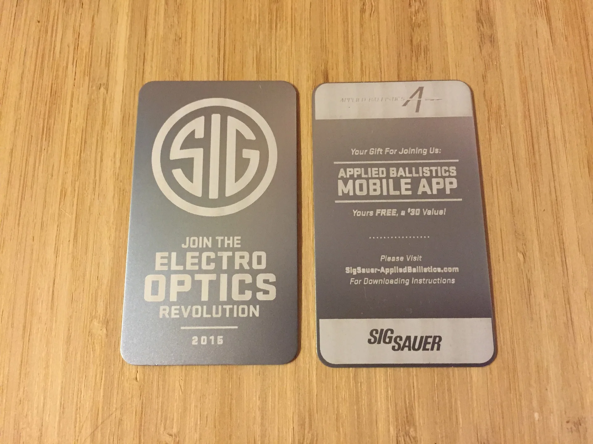 MDT  credit card size metal business cards etching metal card