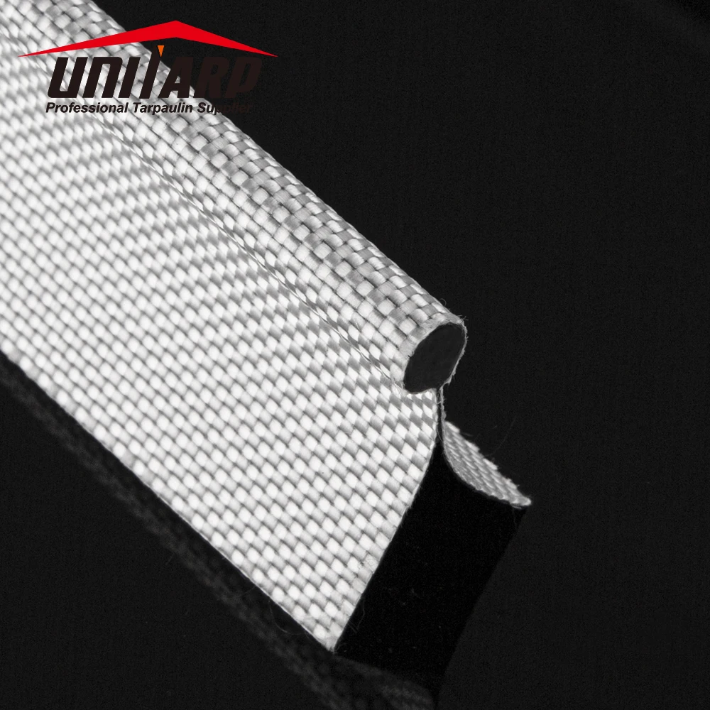 7-15mm Diameter 750gsm Awning Tent Accessories Double Core PVC Plastic Keder with Double Flaps