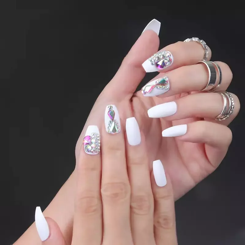 Wholesale Artificial Fingernails Private Label False Nails Tips Luxury Press On Nails For Women