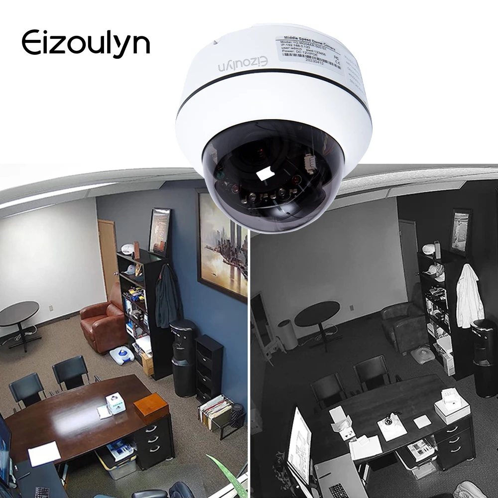 Eizoulyn small hidden night vision outside tiny cellular powered smart home security camera