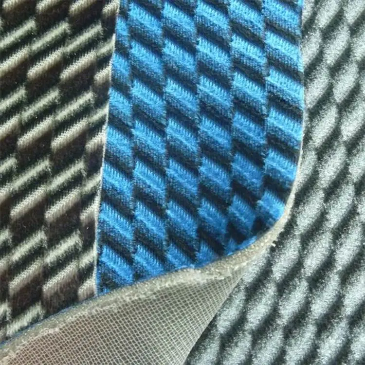 China Custom Luxury Car Automotive Seat Interior Polyester Upholstery Jacquard Fabric for Car Seats
