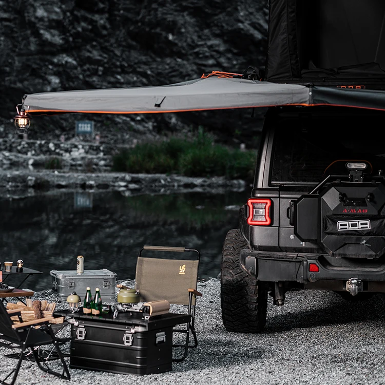 Outdoor Backpacking Hiking Picnic Dutch Boat 270 Free Standing With Lights Tent Car Camper Awning