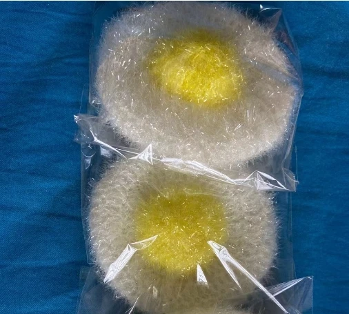 Hot sale Egg Shape Korea Polyester Handmade Cute Home Kitchen Cleaning Cloths Yarn Crocheted Dish Towel