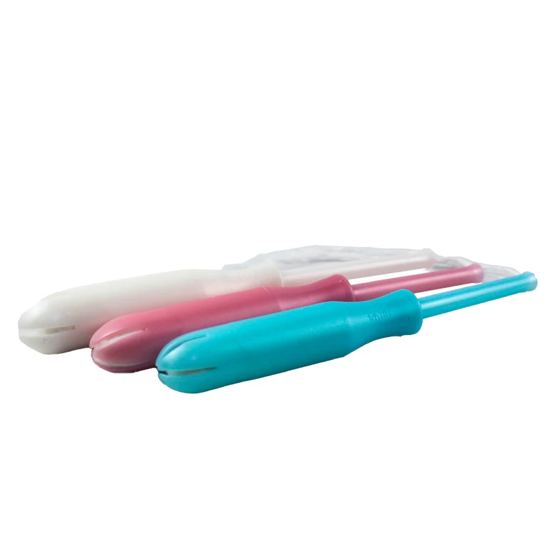 Wholesale Organic Cotton Digital Tampons Hygienic Biodegradable Women Organic Cotton Applicator Tampon