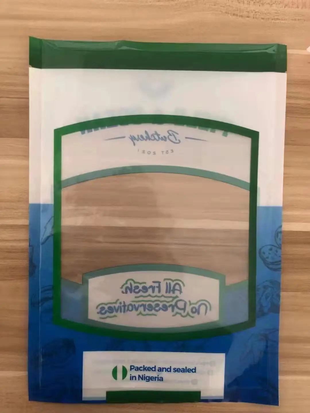 Factory directly supplied barrier 3 side seal plastic frozen dried smacked fish fish fillets seafood vacuum packaging bag